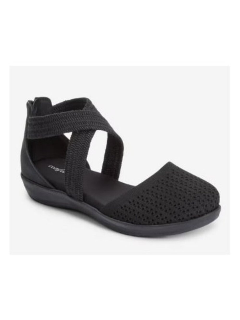 BRAND NEW Black The Lyla Orthotic Closed Toe Sandal Ladies Size 9.5W COMFORTVIEW